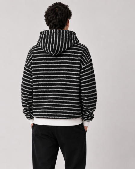 Coma Hoodie - Black Stripe
