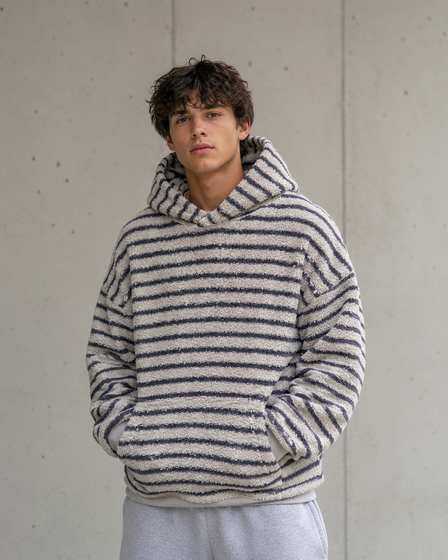 Coma Hoodie - Earth Stripe - Men's