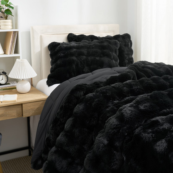 Snowball® Chunky Bunny® Bare Bottom® - Coma Inducer® Twin XL Comforter - Almost Black