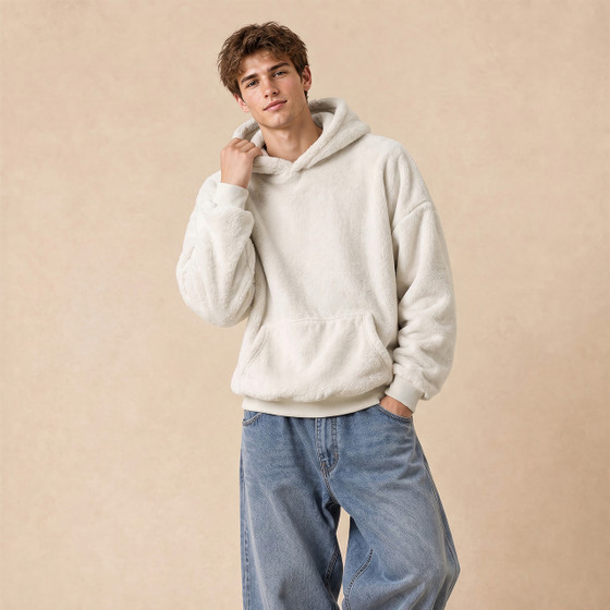 Coma Hoodie™ - The Original Plush - Creamy Taupe - Men's