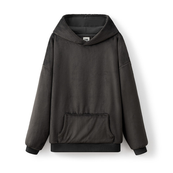 Coma Hoodie™ - The Original Plush - Charcoal Black - Men's