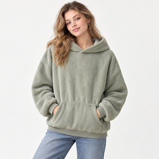 Coma Hoodie™ - The Original Plush - Moss Gray