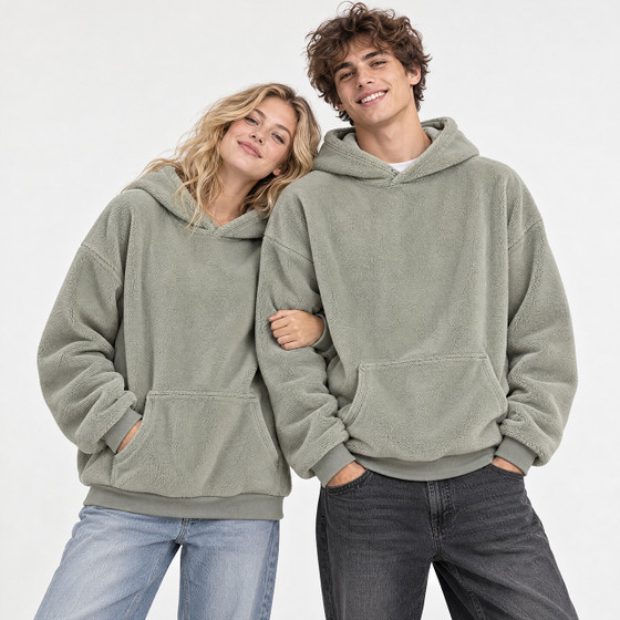 Coma Hoodie™ - The Original Plush - Moss Gray