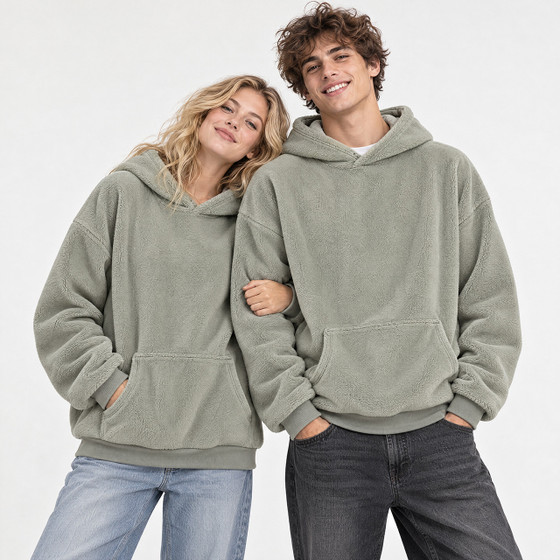 Coma Hoodie™ - The Original Plush - Moss Gray - Men's
