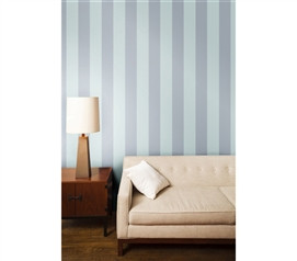 Decorate Your Dorm - Cotton Stripe Designer Removable College Wallpaper - Great Dorm Decor Products For College