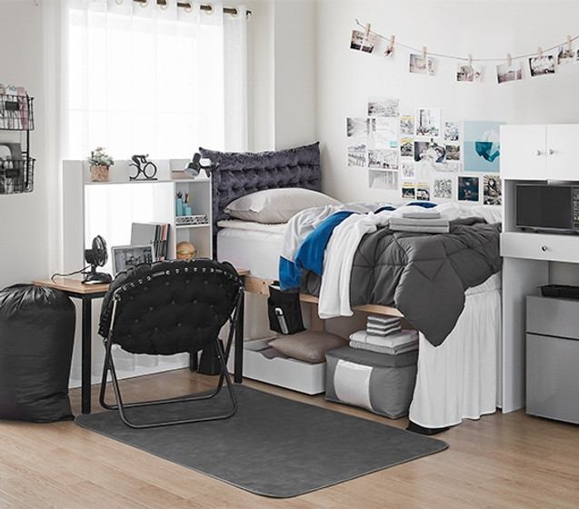 Space Saving Storage Shelf Desk Hutch Dorm Room Organization Hacks College Apartment Furniture for University Students