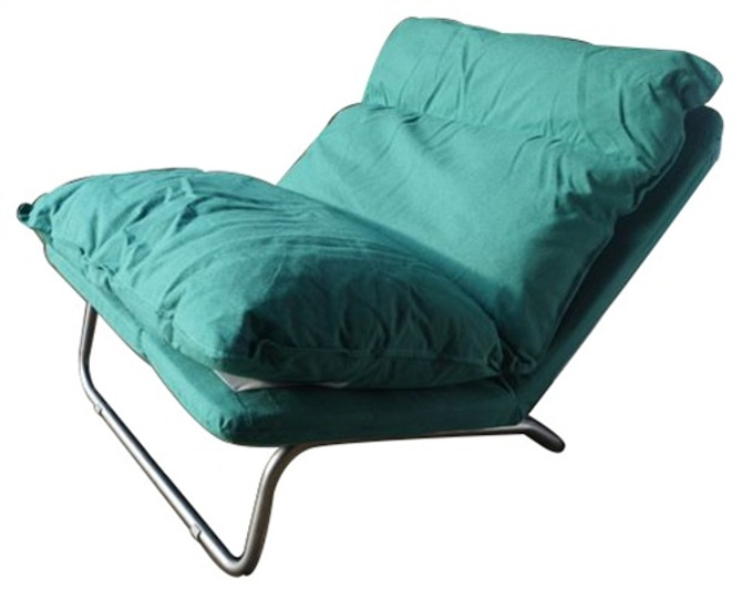 The LUX Lounger Sofa (Limited Edition - by College Ave) - Green Dorm Seat Comfy Cushioning
