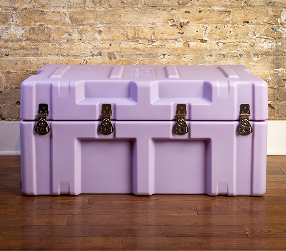 Purple Storage Chest - The Iron Brick Trunk - STRONGEST College
