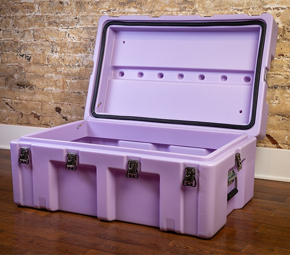 Purple Storage Chest - The Iron Brick Trunk - STRONGEST College