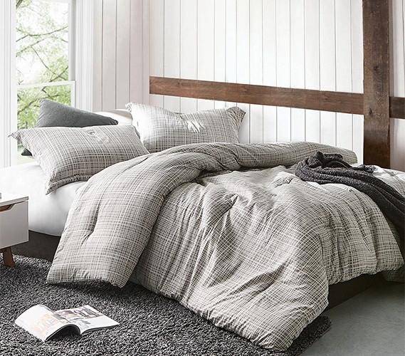 Oversized College Comforter Set Cinder Union Designer Dorm Room Bedding Ideas
