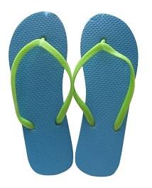 Real Value For College Women - Shower Sandal 2 Pack - Jungle Leopard/Green and Blue Chatties