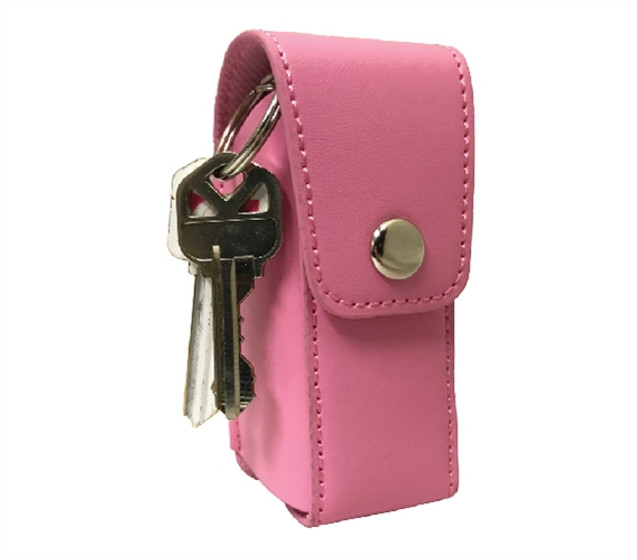 Pink Taster Flashlight Mini Stun Gun Keychain Personal Safety College Self Defense Tools for Women