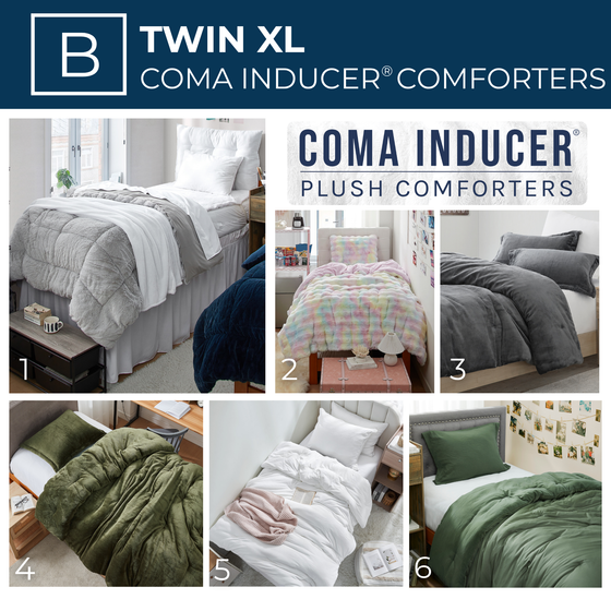 High School Graduation Gift Idea Essential College Bedding Package with Basic Dorm Bed Necessities