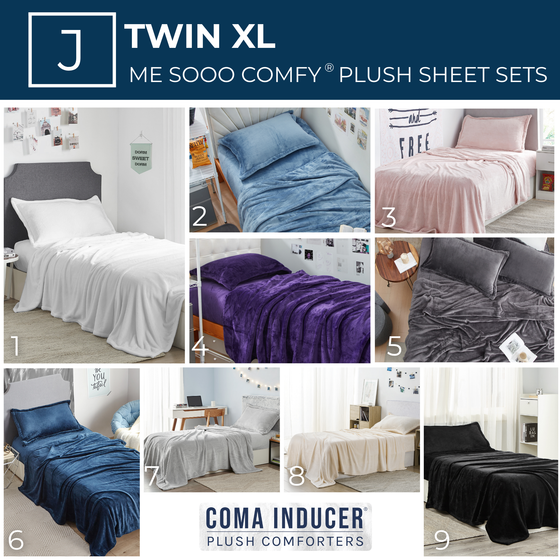 High School Graduation Gift Idea Essential College Bedding Package with Basic Dorm Bed Necessities