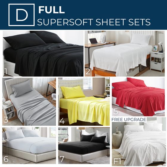 Full/Full XL Size - Prepared to Leave Home Pack Dorm Essentials Package
