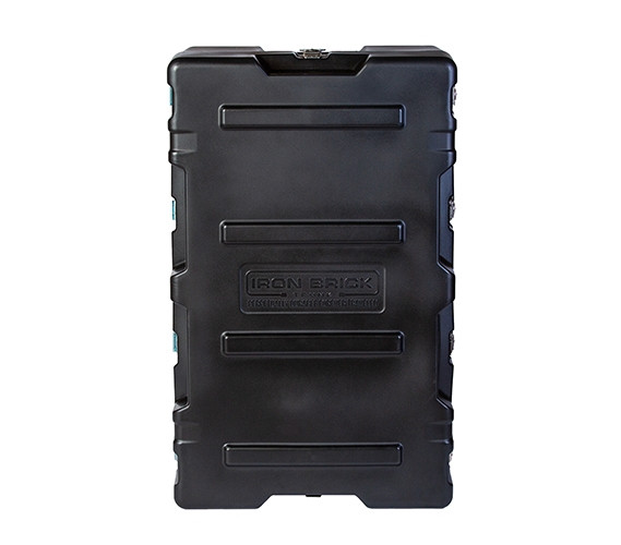 College Student Apartment Essentials Black Trunk Box Space Saving Dorm Storage Footlocker Chest with Wheels and Lock