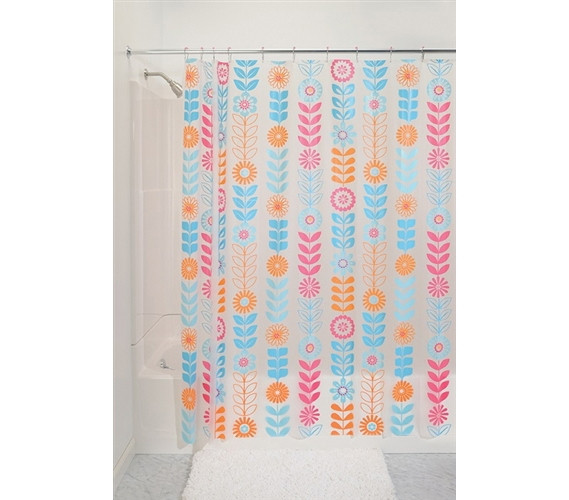 Start With A Fresh Curtain - Garland Shower Curtain Set - Pretty Shower Curtain