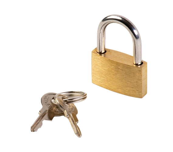 Heavy Duty Padlock with Key - Dorm Room Security Essentials