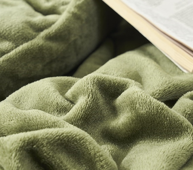 Fleece Twin XL Bedding set with Pillow Covers Extra Long Duvet Cover for College Student Must Haves Girls Dorm Room Essentials