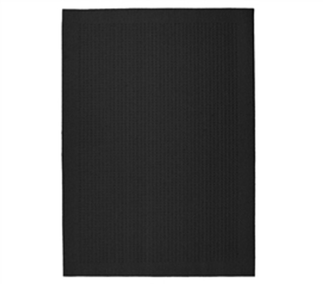 Simple Yet Useful - Basic Black College Rug - Add Decor For Dorms