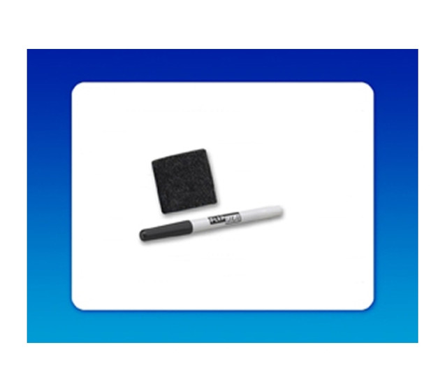 Great For Roommates - 9.5" x 12" Dry Erase Board with Marker & Eraser - Fun Dorm Item