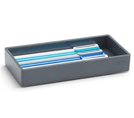 Accessory Tray - Small - Dark Gray Dorm Essentials Dorm Room Decor