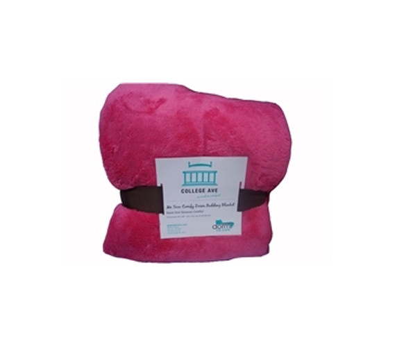Essential Twin XL Dorm Room Bedding - Me Sooo Comfy®  Dorm Blanket- Twin XL Cherry Pink
