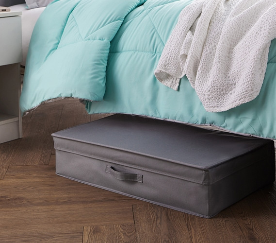 TUSK® Underbed Folding Box 4-Pack - Gray