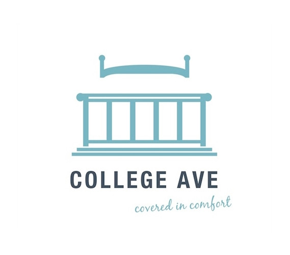 College Ave 100% Cotton Twin XL Comforter - Starlight Blue - Calming Color