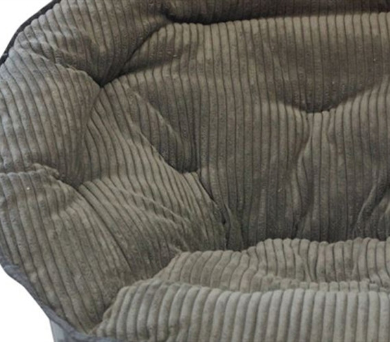 Dorm Seating - Comfy Corduroy Moon Chair - Sage Gray - College Accessories