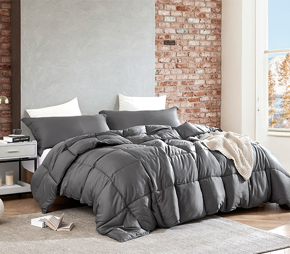 Neutral Dorm Room Ideas - Coma Inducer Ultra Cozy Bamboo Comforter