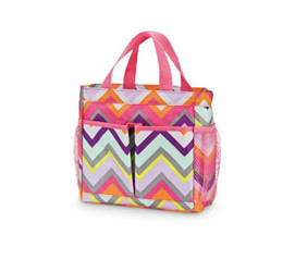 Chevron Stripe College Shower Caddies - A Must For College Hygiene