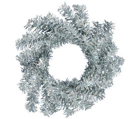 Holiday Decorations 6" Silver Mini Wreath Dorm Room Decorations