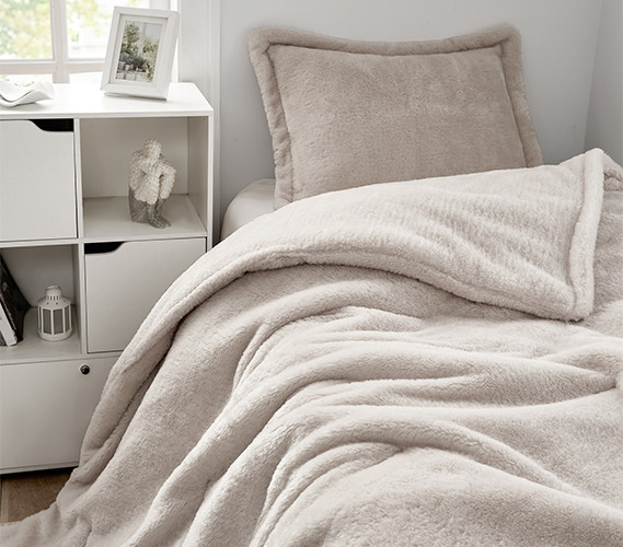 Super Soft Extra Long Twin Comforter Set Coma Inducer® Luxury Bedding Brand Neutral Dorm Decor Ideas College Bedspread