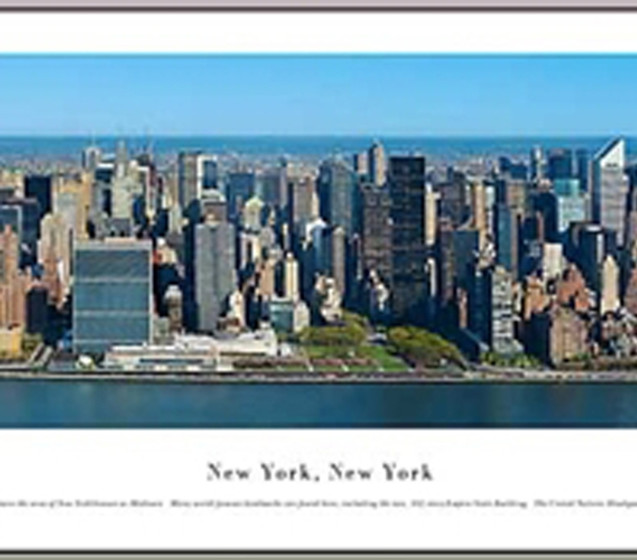 New York City, New York - Deep Blue Panorama