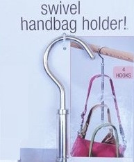 Over the Rod Handbag Holder - Purse Storage Dorm Storage