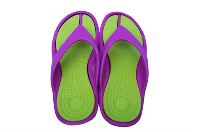 Cheap And Comfy - Girl's Traction Shower Sandals - Lime - College Product For Girls