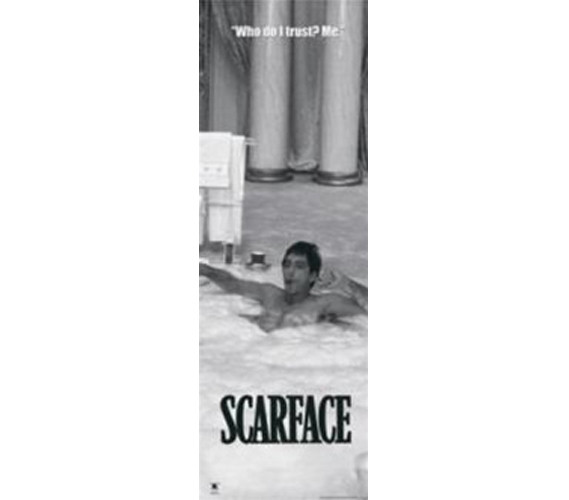 Scarface - Tub B & W Poster Montana Art College Things For