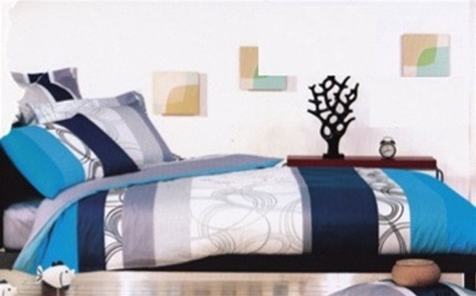 Ocean Deep Dorm Comforter Set - Twin XL Dorm Room Stuff