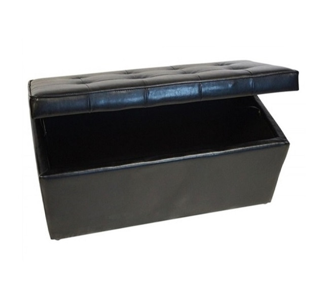 The Dorm Bench - Storage Seating - Black Dorm Room Seating