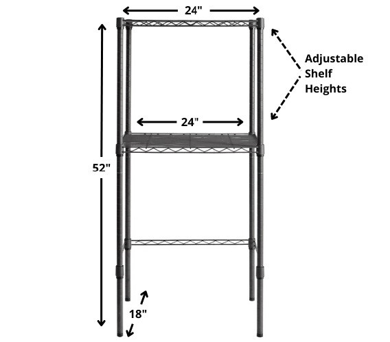 Unique College Storage Options Gunmetal Gray The Mini Shelf