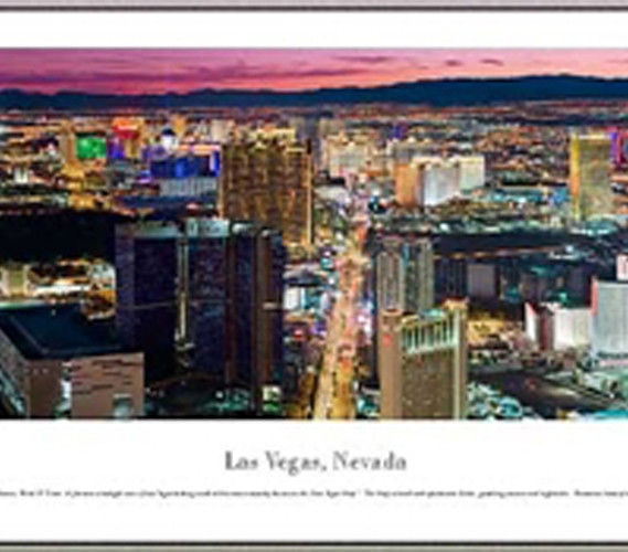 Las Vegas, Nevada - Lights Panorama