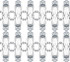Cool Dorm Accessories - Kaleidoscope Zinc Designer Removable Wallpaper - Wall Decor For College