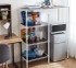 Over the Mini Fridge Shelf Metal Wire College Apartment Must Haves Adjustable Height Furniture Space Saving Dorm Room Storage