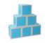 Great Design - Easy-Storage College Cubes - Aqua - Useful Storage Supplies For Dorms