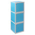 Great Design - Easy-Storage College Cubes - Aqua - Useful Storage Supplies For Dorms