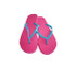 Cute 2 Tone Sandals - Pink/Aqua - Basic Chatties Shower Flip Flop