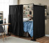 Don't Look At Me - While I Sleep Privacy Divider - Black Frame Don't Look At Me - While I Sleep Privacy Divider - Black Frame