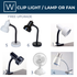 Dorm Clip Lamp Clear Bright Lighting for Desk College Supplies Small Apartment Essentials List
