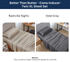 Designer Twin XL Bedding Gray Dorm Room Decor Fluffy Comforter Set Bamboo Pillowcases Silky Bedding for College Apartment Housewarming